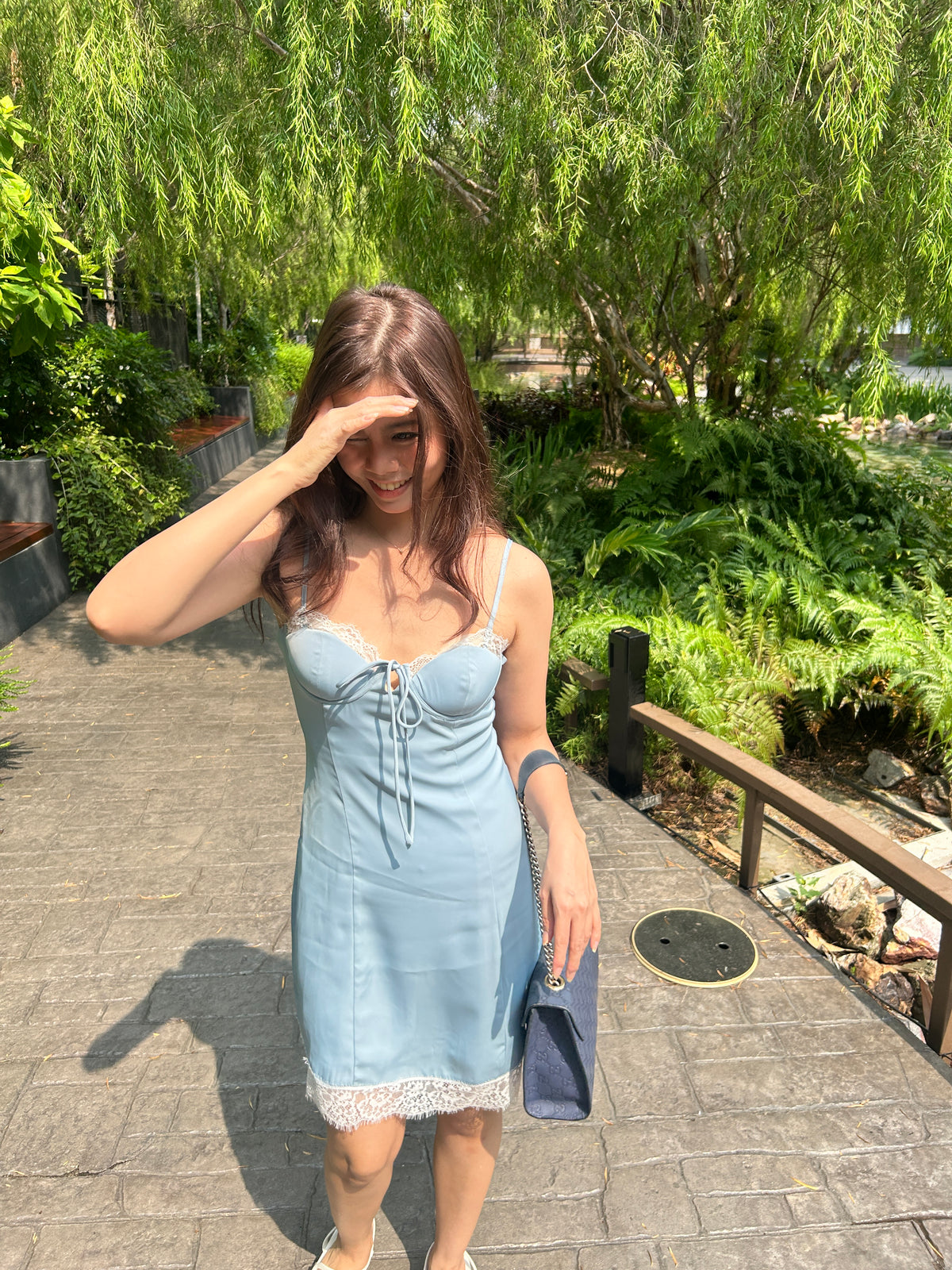 Giselle Satin lace dress