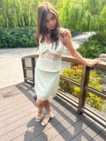 Claire Lace Satin top